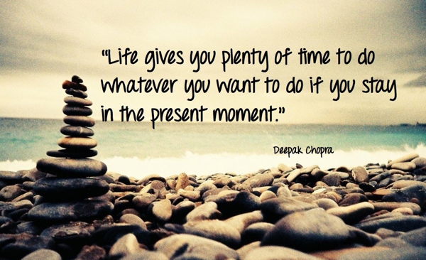 Living in the Actual Moment - The Present Moment