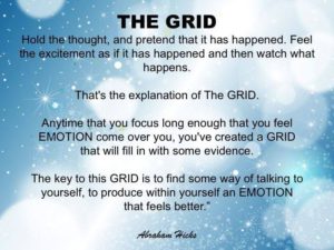 Abraham Hicks Grid Worksheet