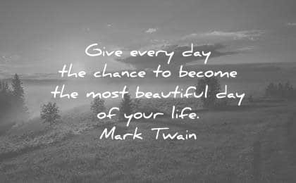 mark twain positive morning quote - The Joy Within