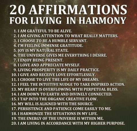 What does deals affirmation mean