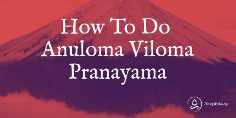 Read more about the article How To Do Anuloma Viloma Pranayama