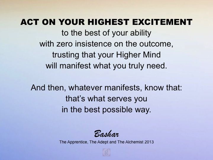 Read more about the article Finding Your Highest Excitement – Channeled Excerpt From Bashar