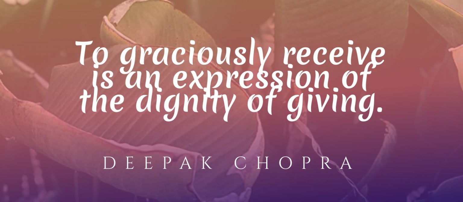 Deepak Chopra Explains The Law Of Giving And Receiving - The Joy Within