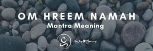 Read more about the article Om Hreem Namah Mantra Meaning