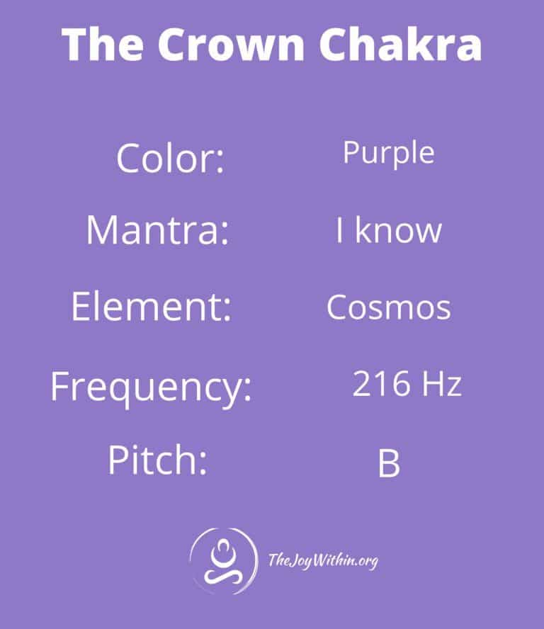 The Crown Chakra Sahasrara Energy Center The Joy Within