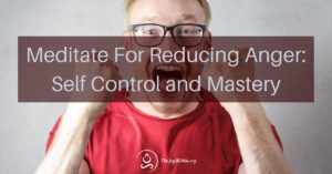 Read more about the article Meditate For Reducing Anger: Self Control and Mastery