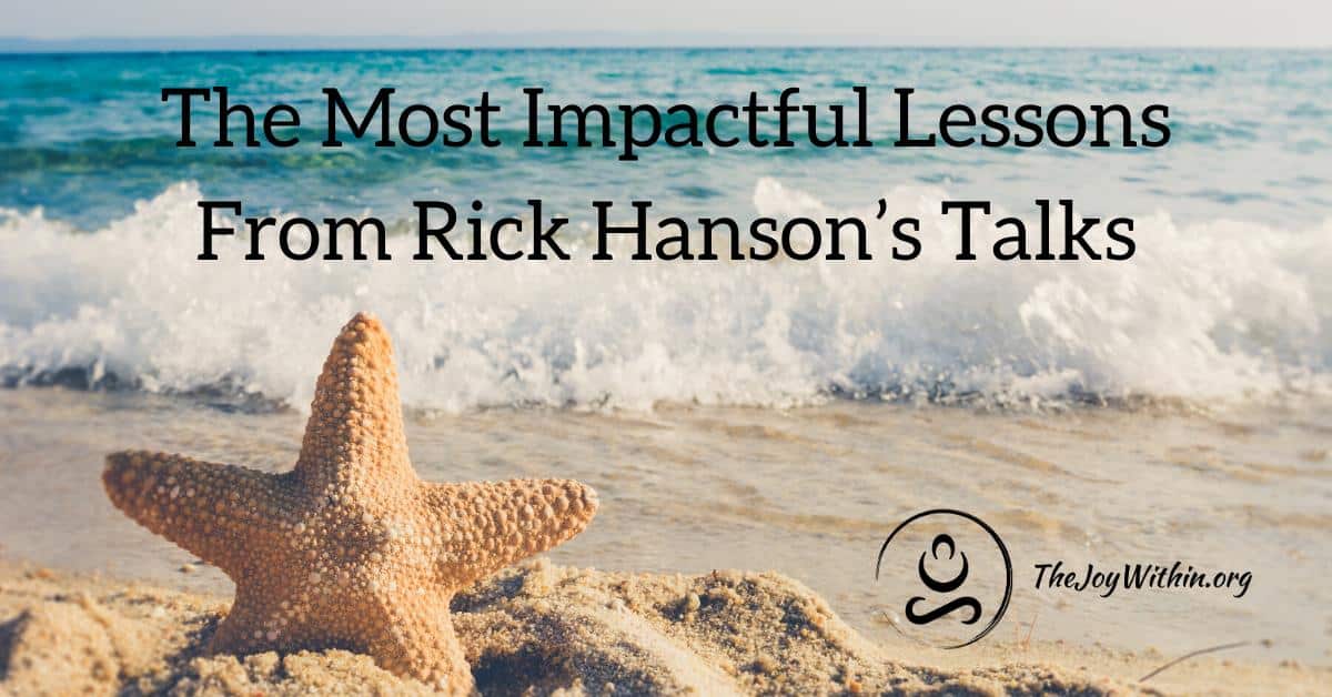 You are currently viewing The Most Impactful Lessons From Rick Hanson’s Talks