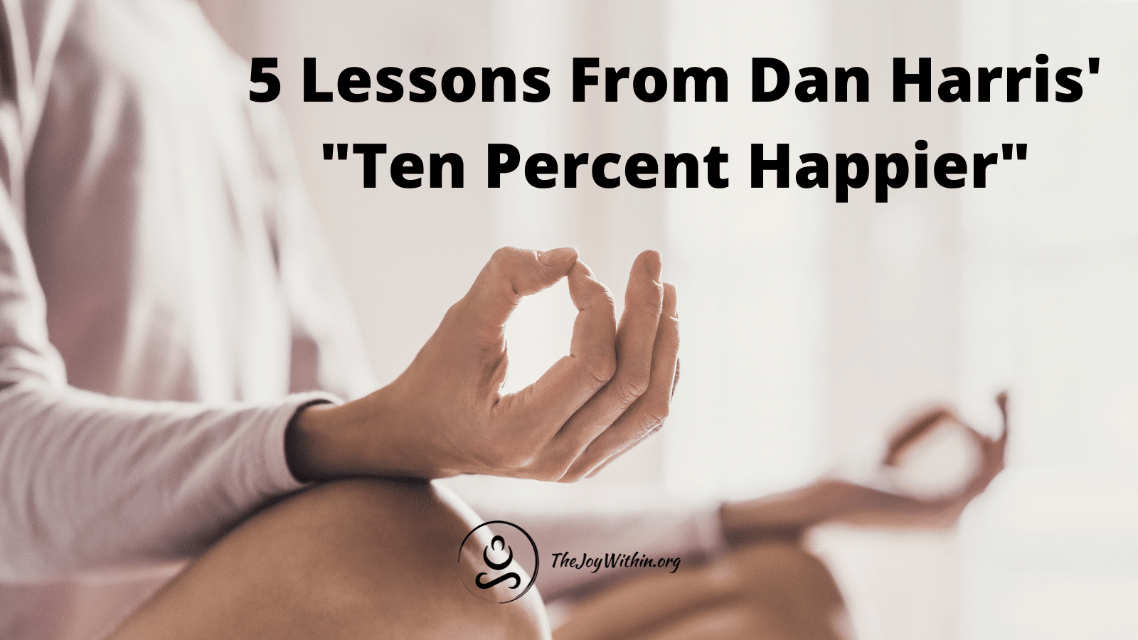 5 Lessons From Dan Harris Ten Percent Happier The Joy Within