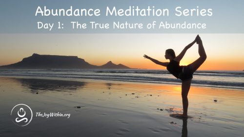 abundance meditation series 1