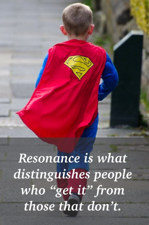 resonance distinguishes quote superman child